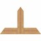 Ekena Millwork Portland Timber Gable Bracket, Western Red Cedar, 36"W x 24"H x 1 1/2"D x 5 1/2"F, 16/12 Pitch GBW036X24X0206POR00SWR - alternate 1